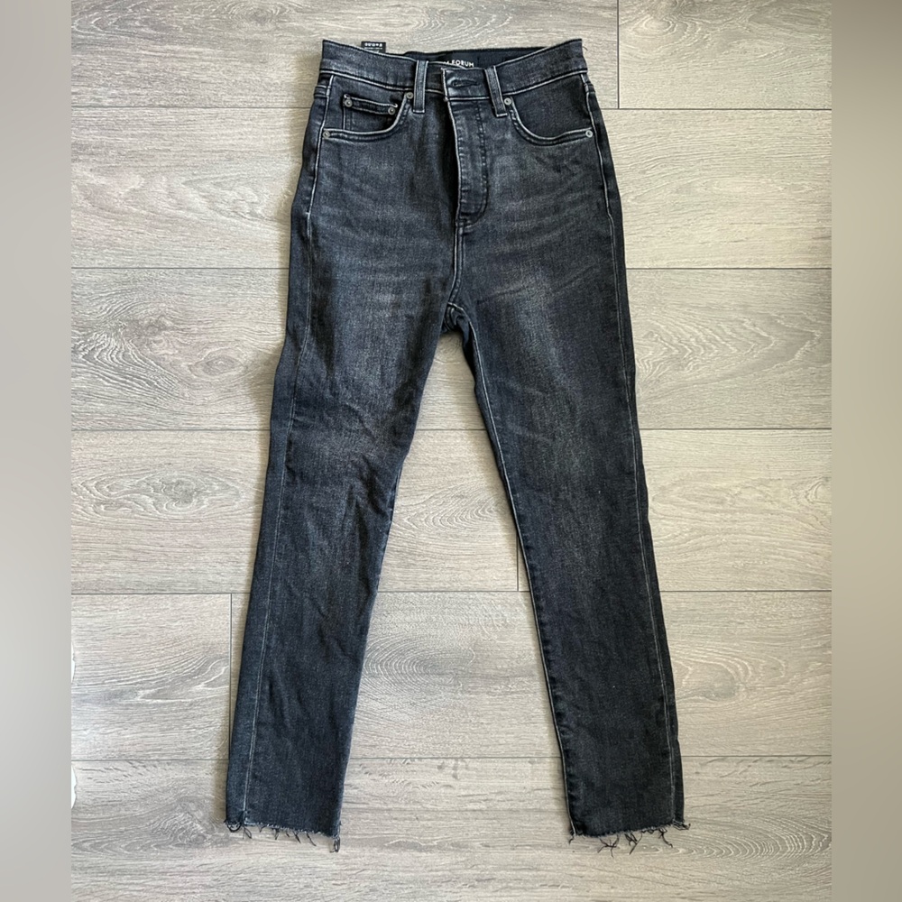 Denim Forum Black High Rise Jeans